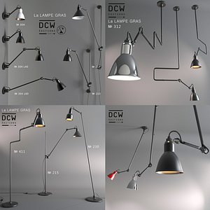 Collection of lamps "La Lampe GRAS"