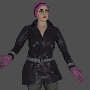 Rigged Female Character 30 3D