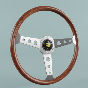 MOMO Steering Wheel PROTOTIPO HERITAGE Silver 3D model - TurboSquid 1778565