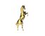 Arabic Horse: Prancing position