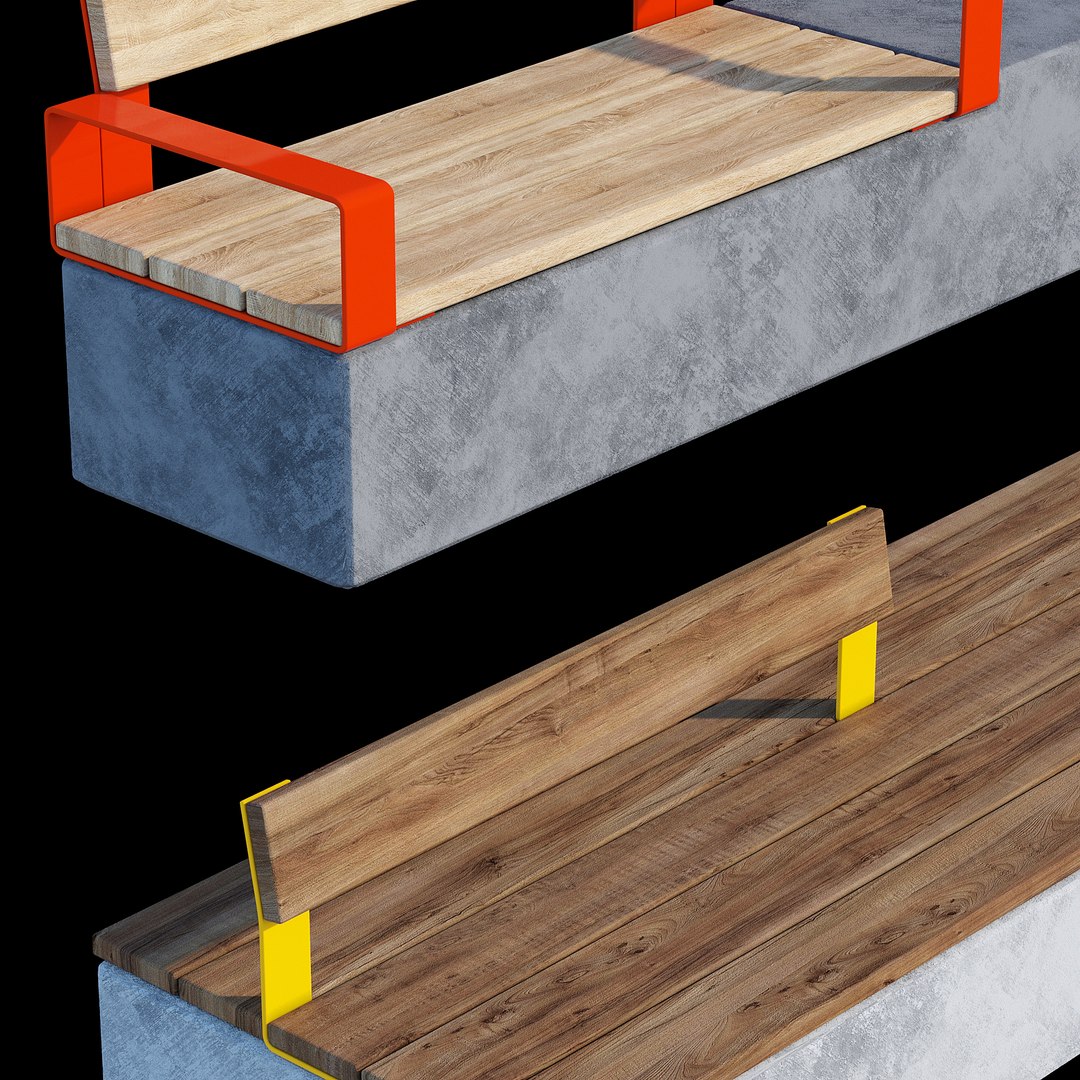 Log Benches Model - TurboSquid 2419238