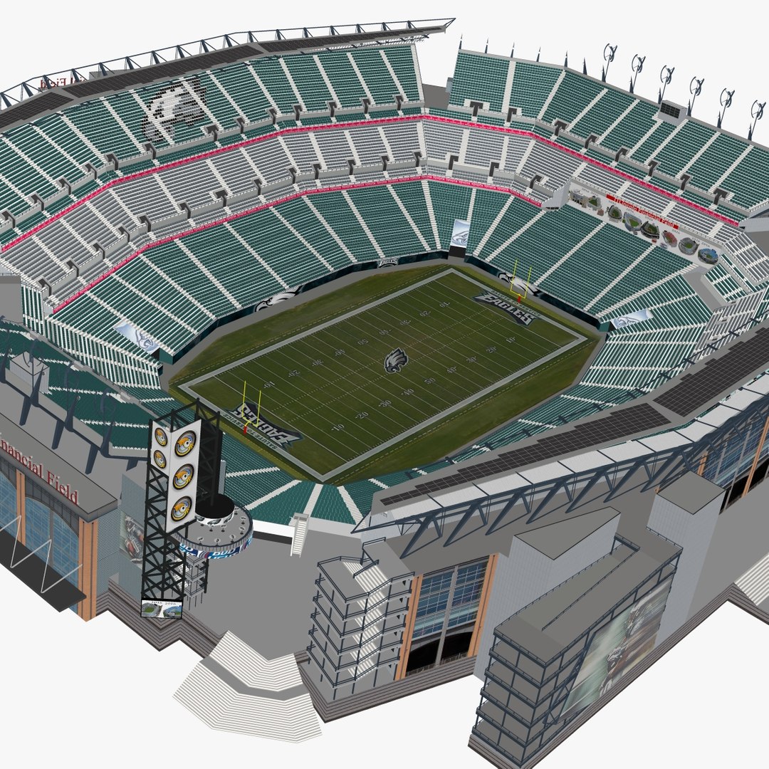 Lincoln Financial Field - Philadelphia 3D model – Genius&Gerry