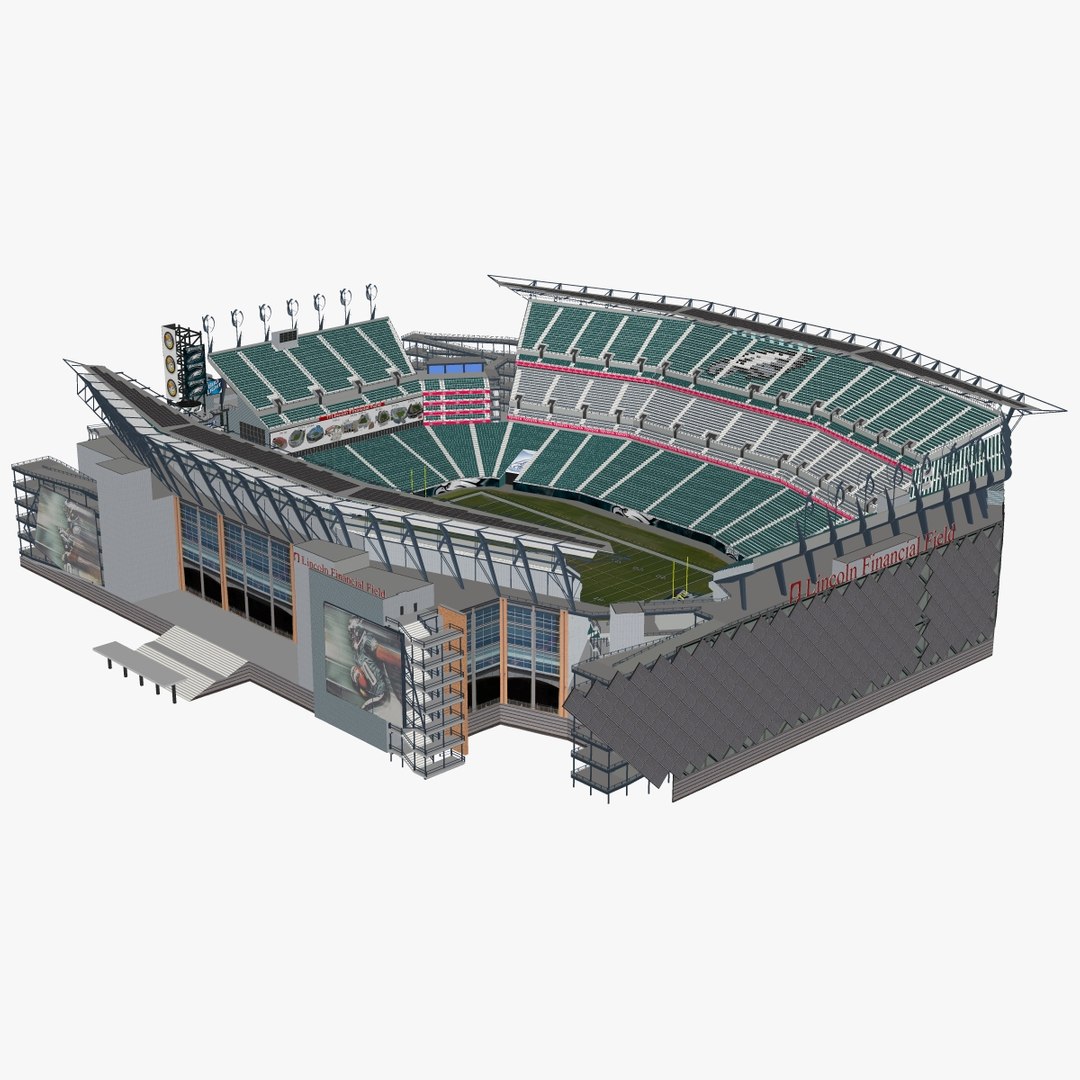 Lincoln Financial Field - Philadelphia 3D model – Genius&Gerry