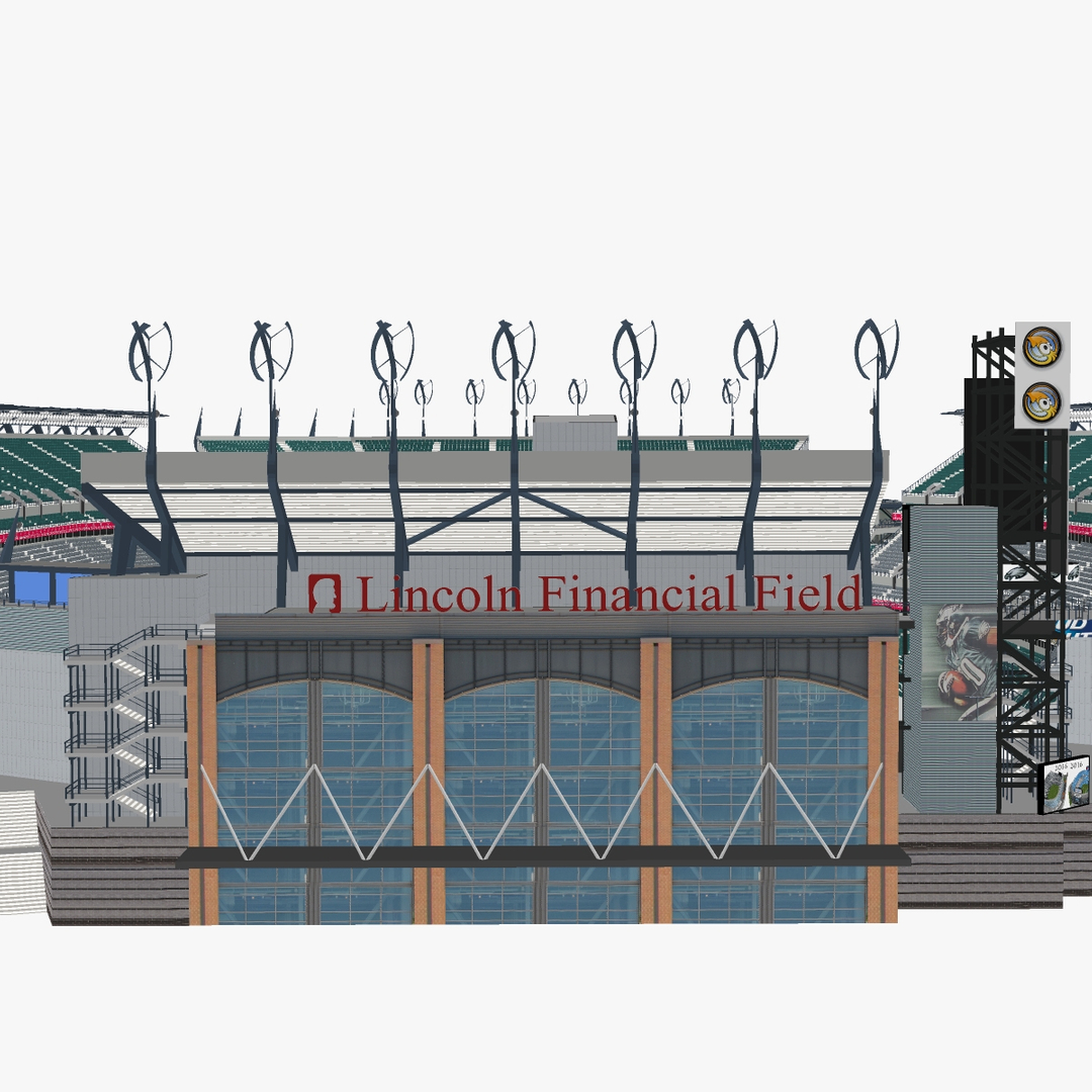 Lincoln Financial Field - Philadelphia 3D model – Genius&Gerry