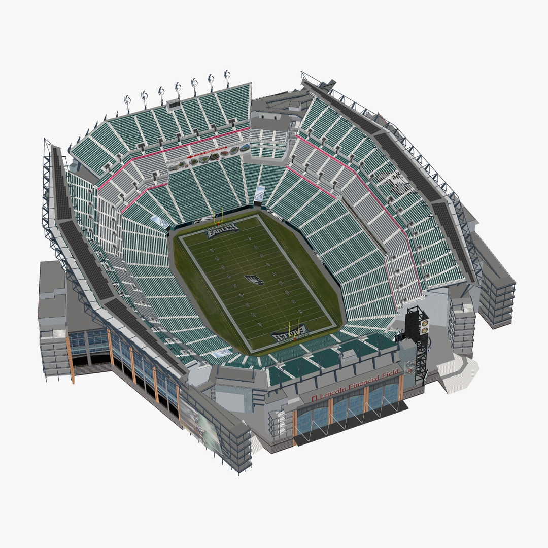 Lincoln Financial Field - Philadelphia 3D model – Genius&Gerry