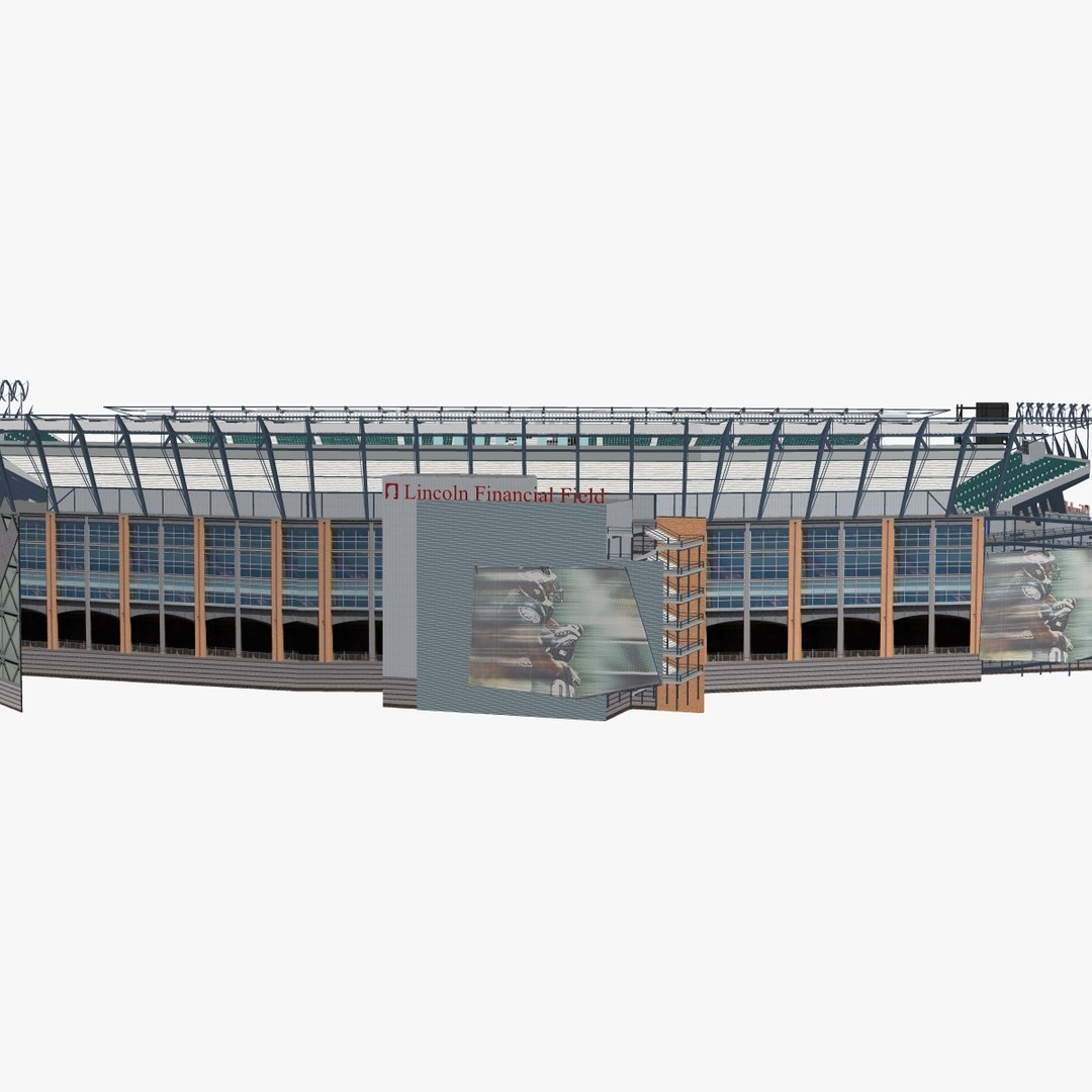 3D model Lincoln Financial Field - Philadelphia VR / AR / low-poly