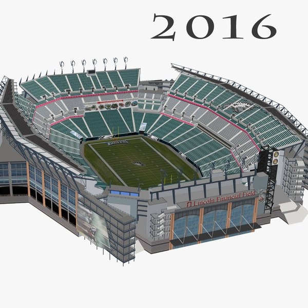 Lincoln Financial Field - Philadelphia 3D model – Genius&Gerry