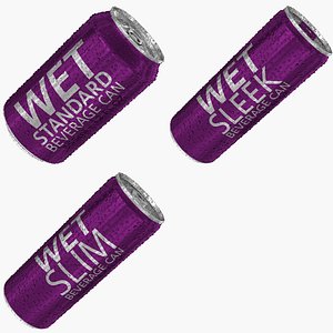 wet beverage 2 3D model