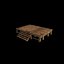 3D model Wooden pallet
