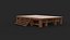 3D model Wooden pallet
