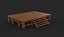 3D model Wooden pallet