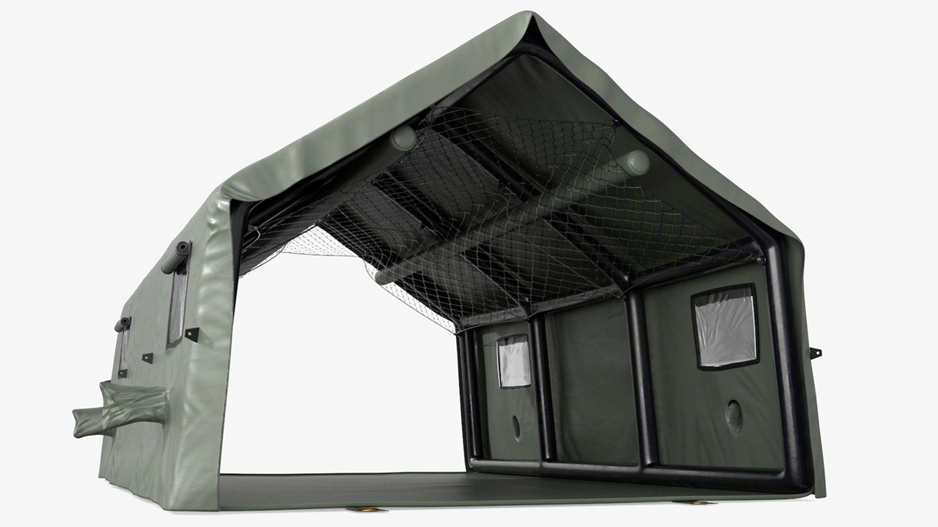 Military Emergency Medical Tent 3D model preview