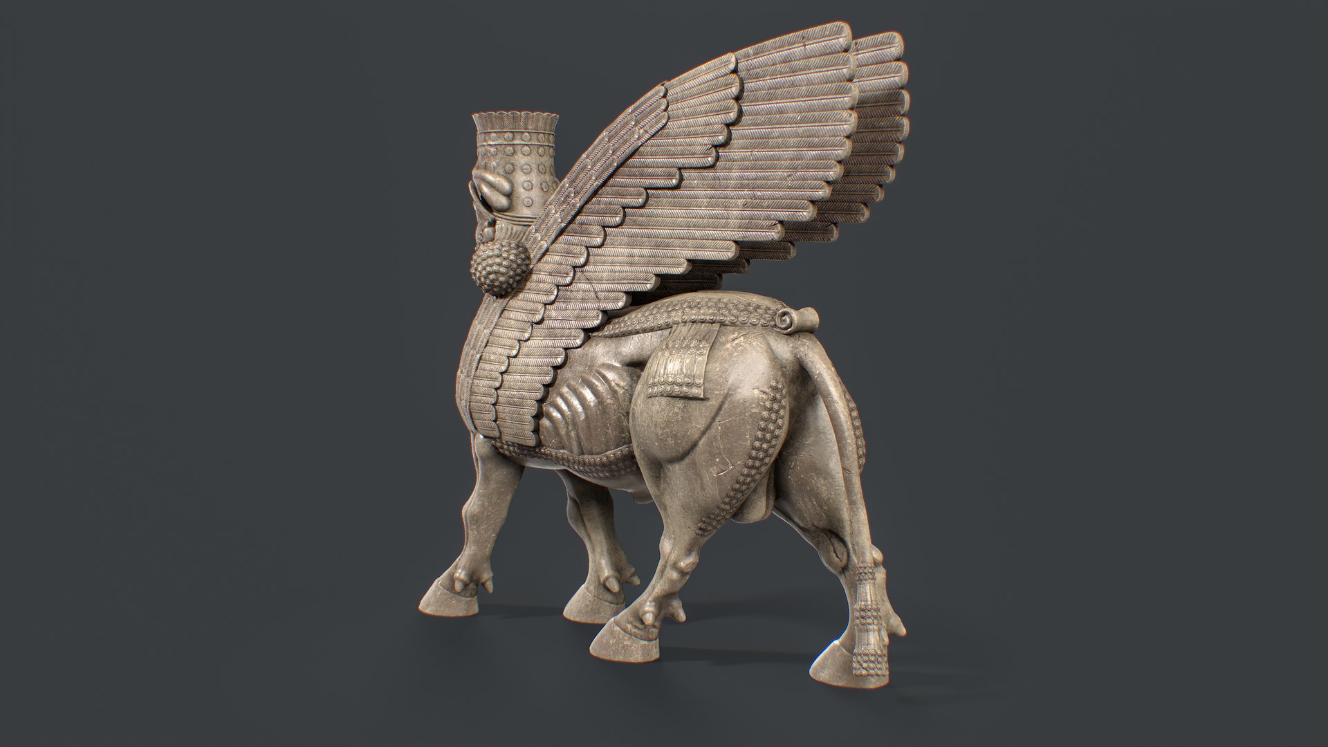 3D Historical Assyrian Lamassu Sculpture model https://p.turbosquid.com/ts-thumb/uw/zxyS2s/1J/4/png/1708331321/1920x1080/fit_q87/9a61784ba314122459e293e3c164c3f24a1eed75/4.jpg