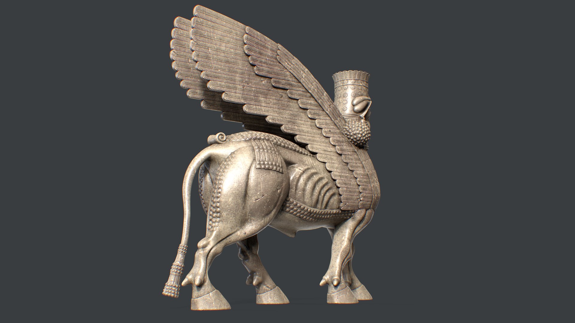 3D Historical Assyrian Lamassu Sculpture model https://p.turbosquid.com/ts-thumb/uw/zxyS2s/In/8/png/1708331314/1920x1080/fit_q87/47d1b7fcd3fbcd33eebaa258c4944bf564f3f2e4/8.jpg