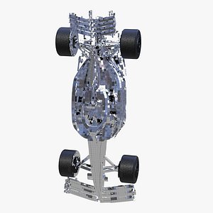 race car disco ball 3D model
