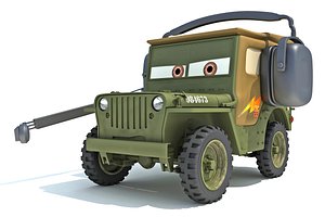Cars 2 Movie - Jeep Sarge
