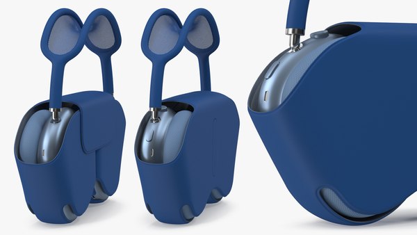 Sky Blue AirPods Max mit Hülle 3D-Modell - TurboSquid 1739597