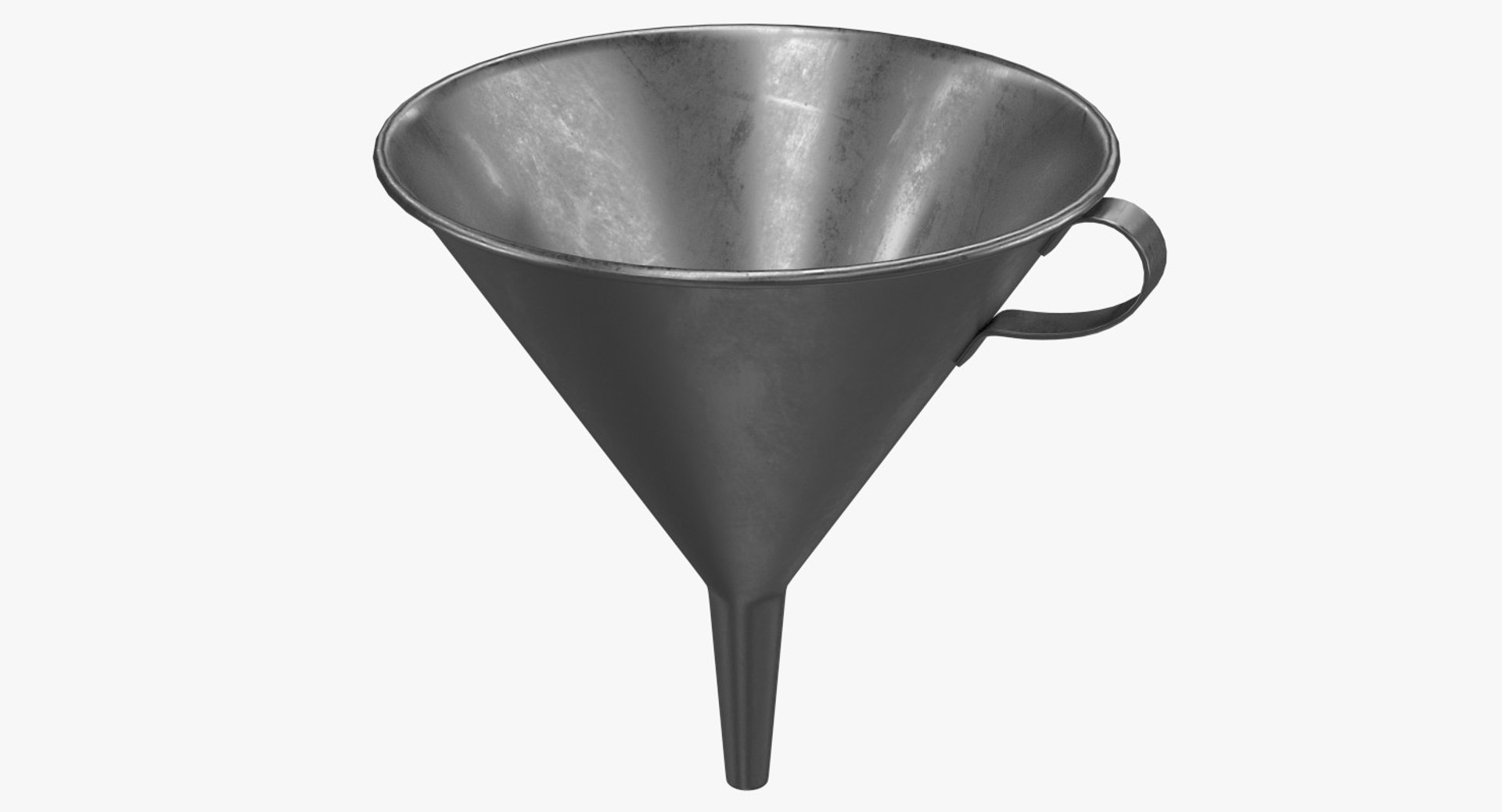 3d Model Funnel Metal