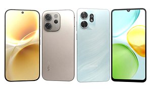 Honor Play 60A Lake blue And Vivo V70 Elite Sand Beige