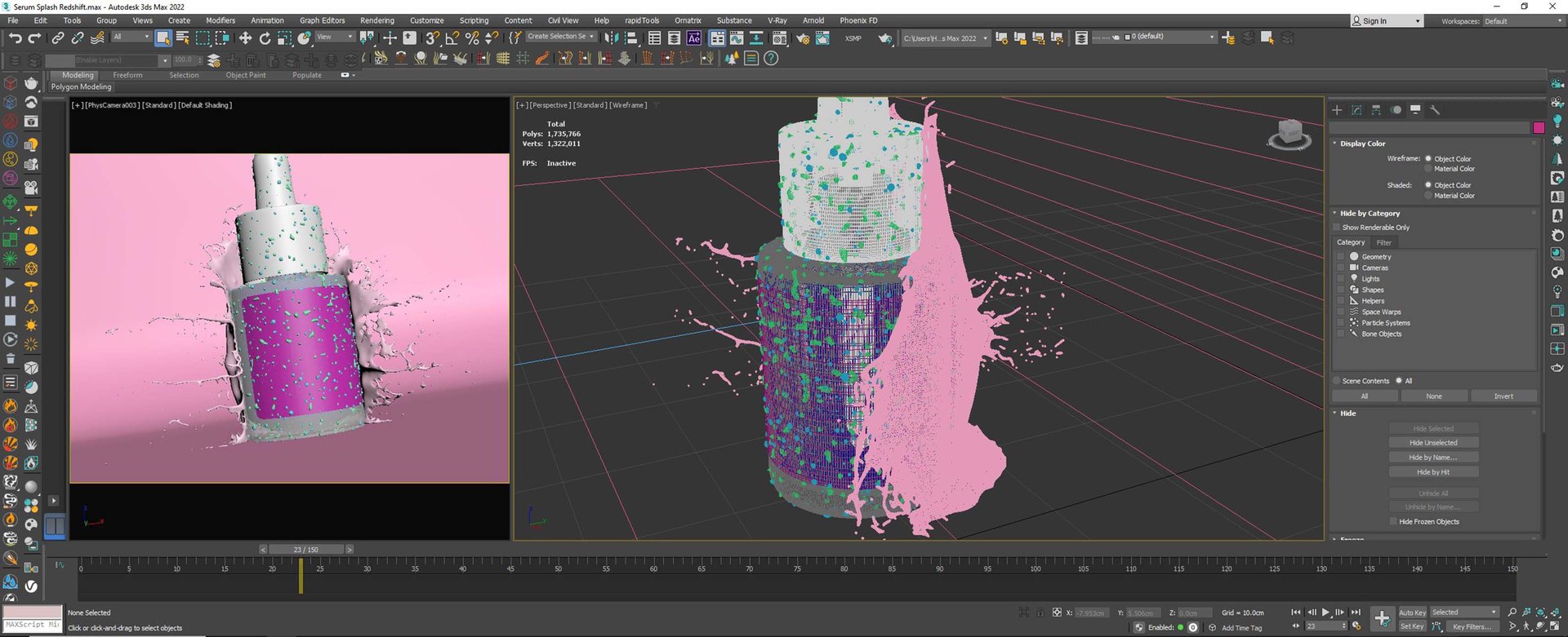 3D model Cosmetics Serum Splash - TurboSquid 2047100