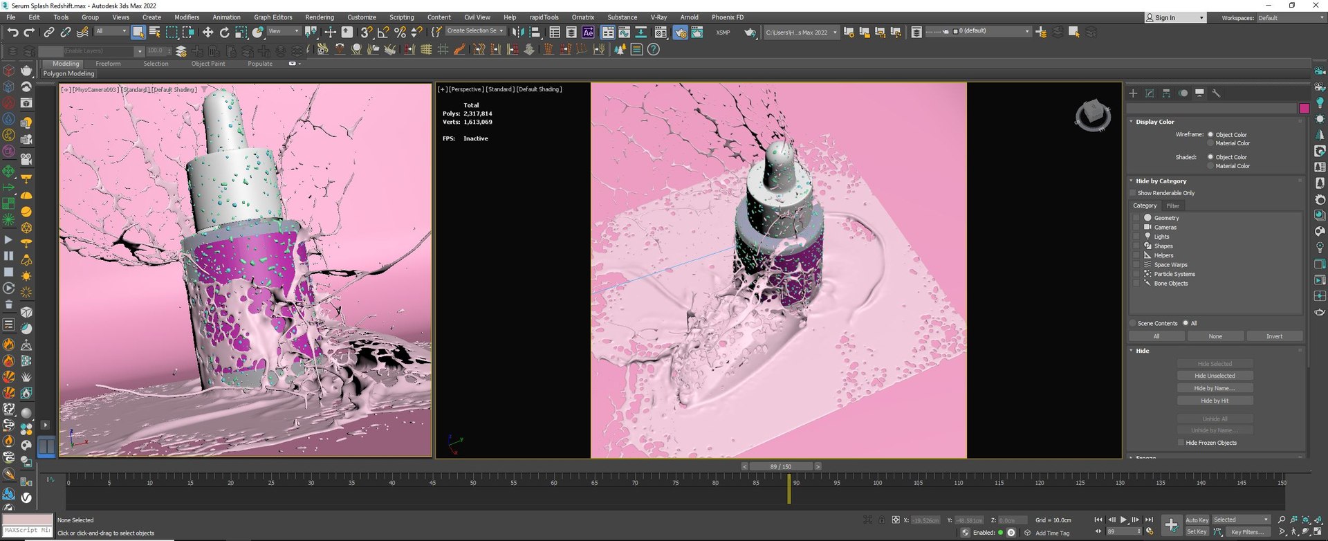 3D model Cosmetics Serum Splash - TurboSquid 2047100