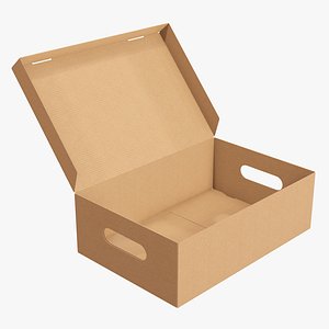 shoes cardboard box 3D model