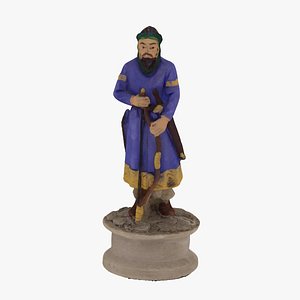 chess piece pawn black 3D model