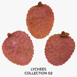 Lychees Collection 02 - 3 models RAW Scans
