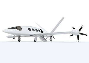 electric aircraft alice eviation 3D