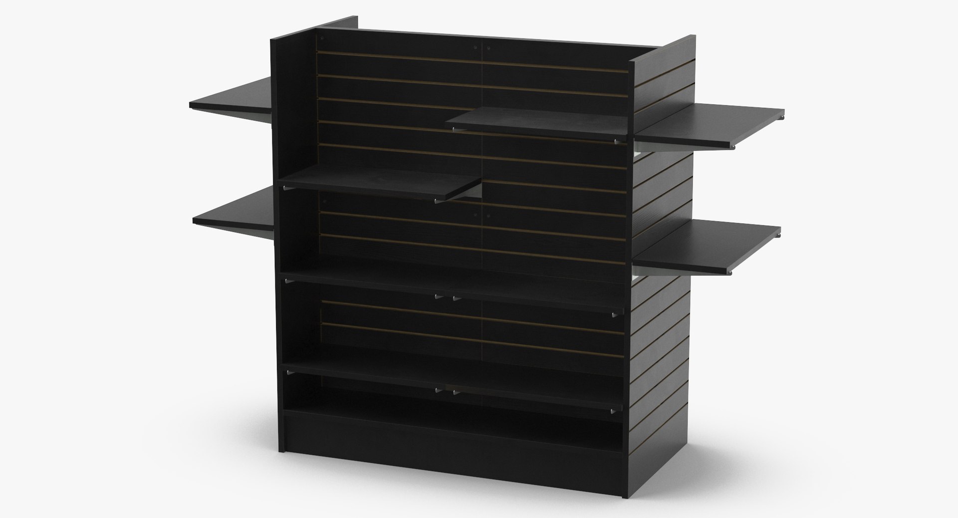 slat wall gondolas shelves 3D model https://p.turbosquid.com/ts-thumb/ux/UnTxBD/2g59DlhH/slat_wall_gondolas_and_shelves_pose_03_03_thumbnail_0001/jpg/1511799932/1920x1080/fit_q87/f873fd2f3dcb1272719d925df037e4a28733b890/slat_wall_gondolas_and_shelves_pose_03_03_thumbnail_0001.jpg