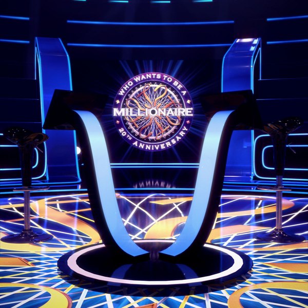 3D Who Wants To Be A Millionaire TV Studio Set UK 2018 3D model