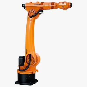 3D Industrial Robot Kuka KR12 PBR