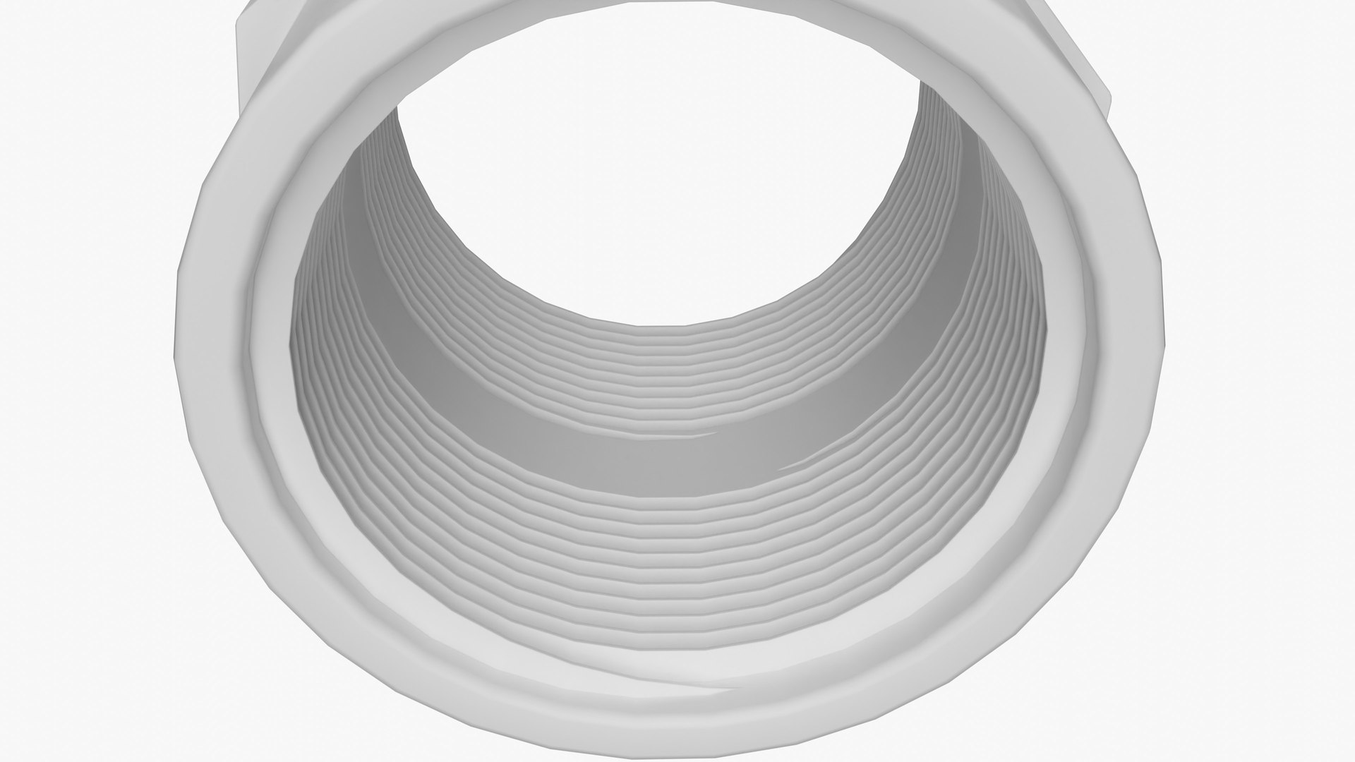 3D PVC Coupling Female - TurboSquid 2093823