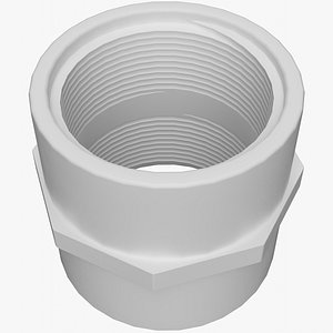 3D PVC Coupling Female