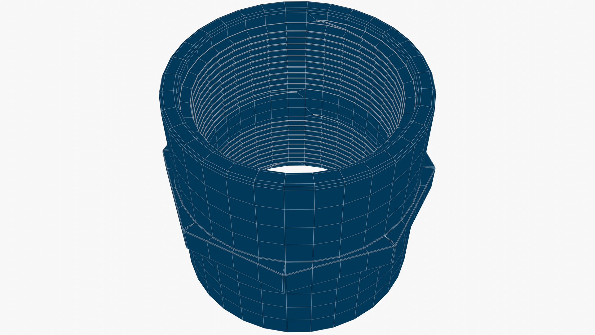 3D PVC Coupling Female - TurboSquid 2093823
