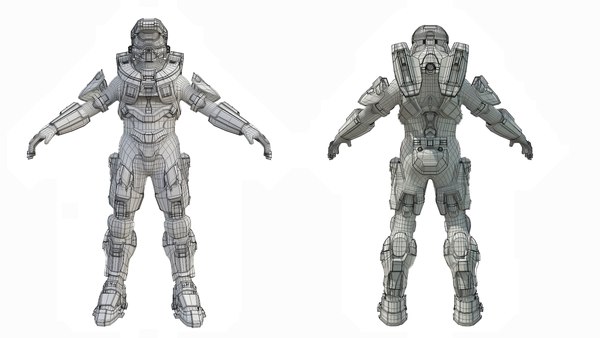 modelo 3d Masterchief Spartan-117 - TurboSquid 1708346