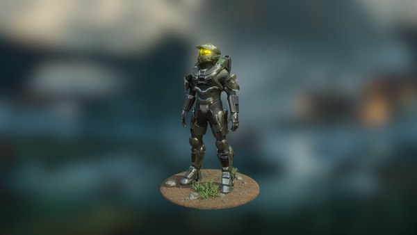 3D model spartan 117