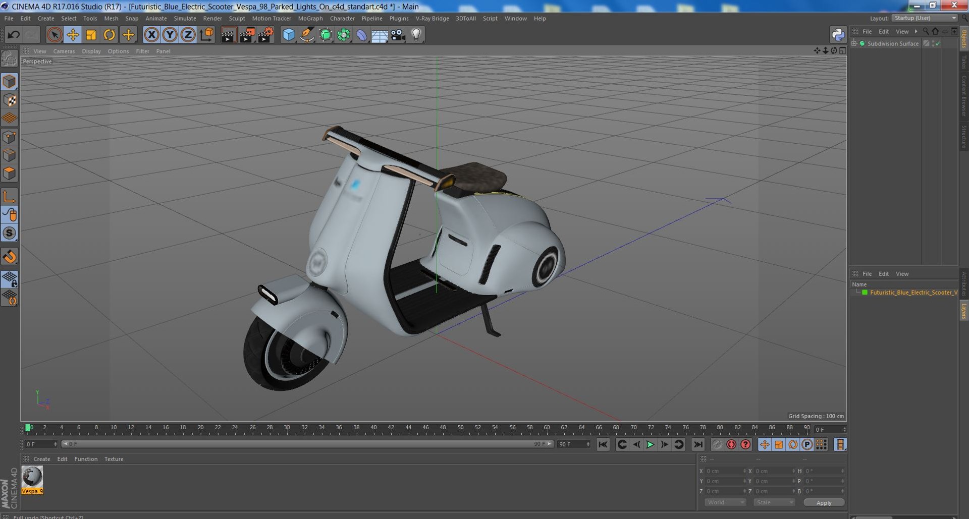 Futuristic Blue Electric Scooter Vespa 98 Parked Lights On 3D https://p.turbosquid.com/ts-thumb/ux/oKAN86/QL/futuristicblueelectricscootervespa98parkedlightson3dsmodel036/jpg/1714773351/1920x1080/fit_q87/4a3df811c6fa0409fa01d160c8930f430fbb396a/futuristicblueelectricscootervespa98parkedlightson3dsmodel036.jpg