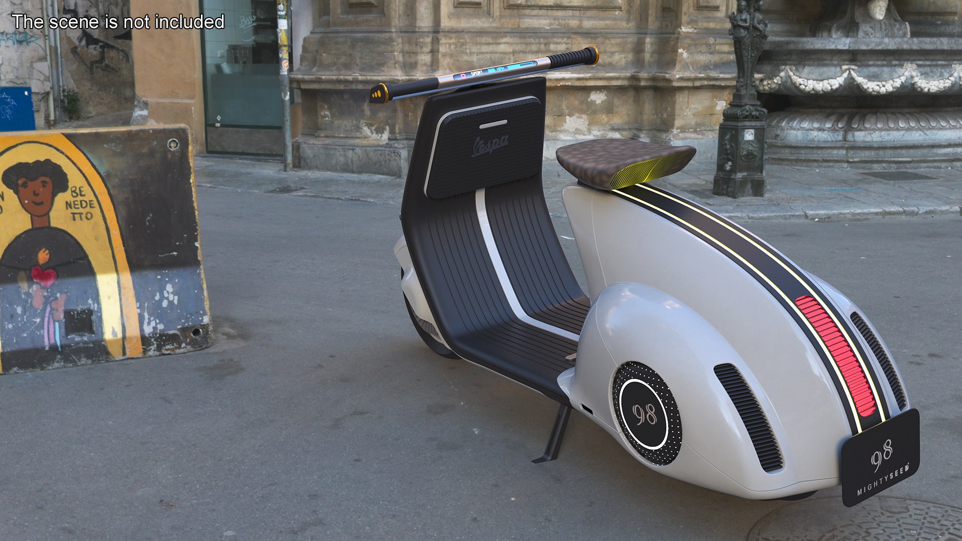 Futuristic Blue Electric Scooter Vespa 98 Parked Lights On 3D https://p.turbosquid.com/ts-thumb/ux/oKAN86/Tt/futuristicblueelectricscootervespa98parkedlightson3dsmodel010/jpg/1714773267/1920x1080/fit_q87/b943ae6e849e12efff54530eee983f06faa3dadd/futuristicblueelectricscootervespa98parkedlightson3dsmodel010.jpg