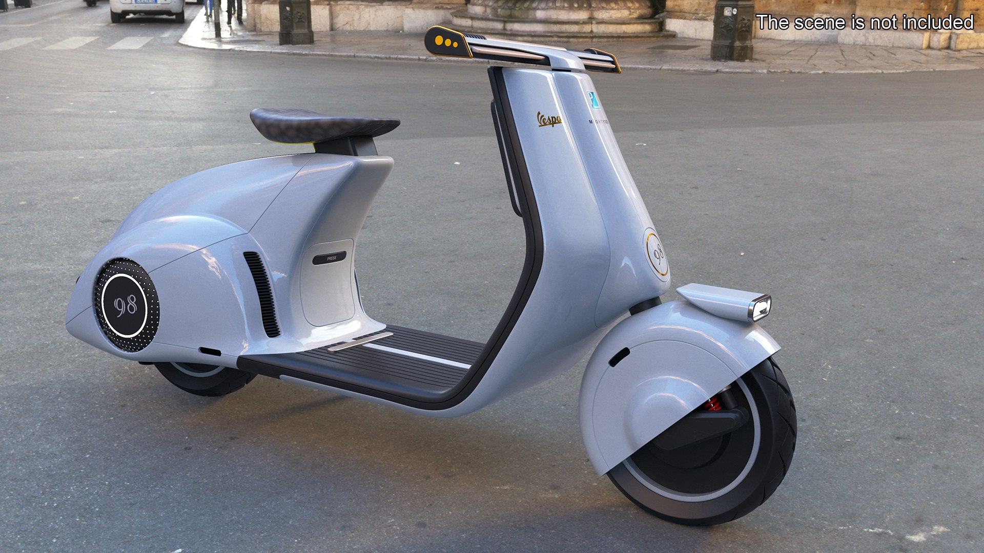 Futuristic Blue Electric Scooter Vespa 98 Parked Lights On 3D https://p.turbosquid.com/ts-thumb/ux/oKAN86/bO/futuristicblueelectricscootervespa98parkedlightson3dsmodel004/jpg/1714773255/1920x1080/fit_q87/ebc462ef62df87c5a6976f68cdf6de04ff752086/futuristicblueelectricscootervespa98parkedlightson3dsmodel004.jpg