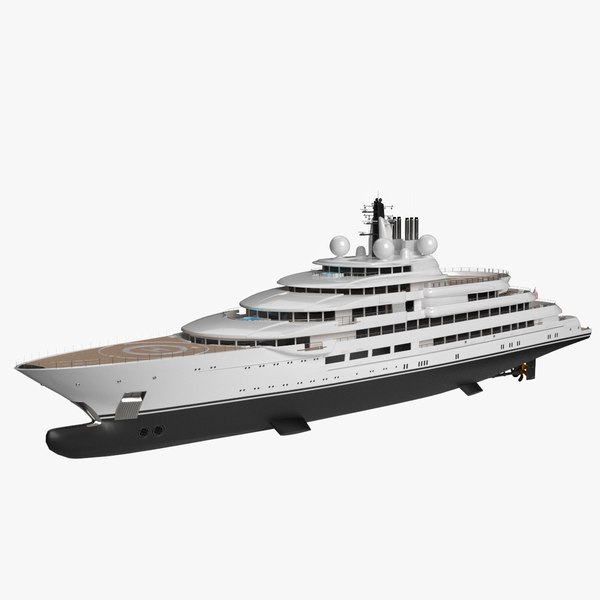 Lurssen Scheherazade Luxury Yacht Dynamic Simulation 3D model