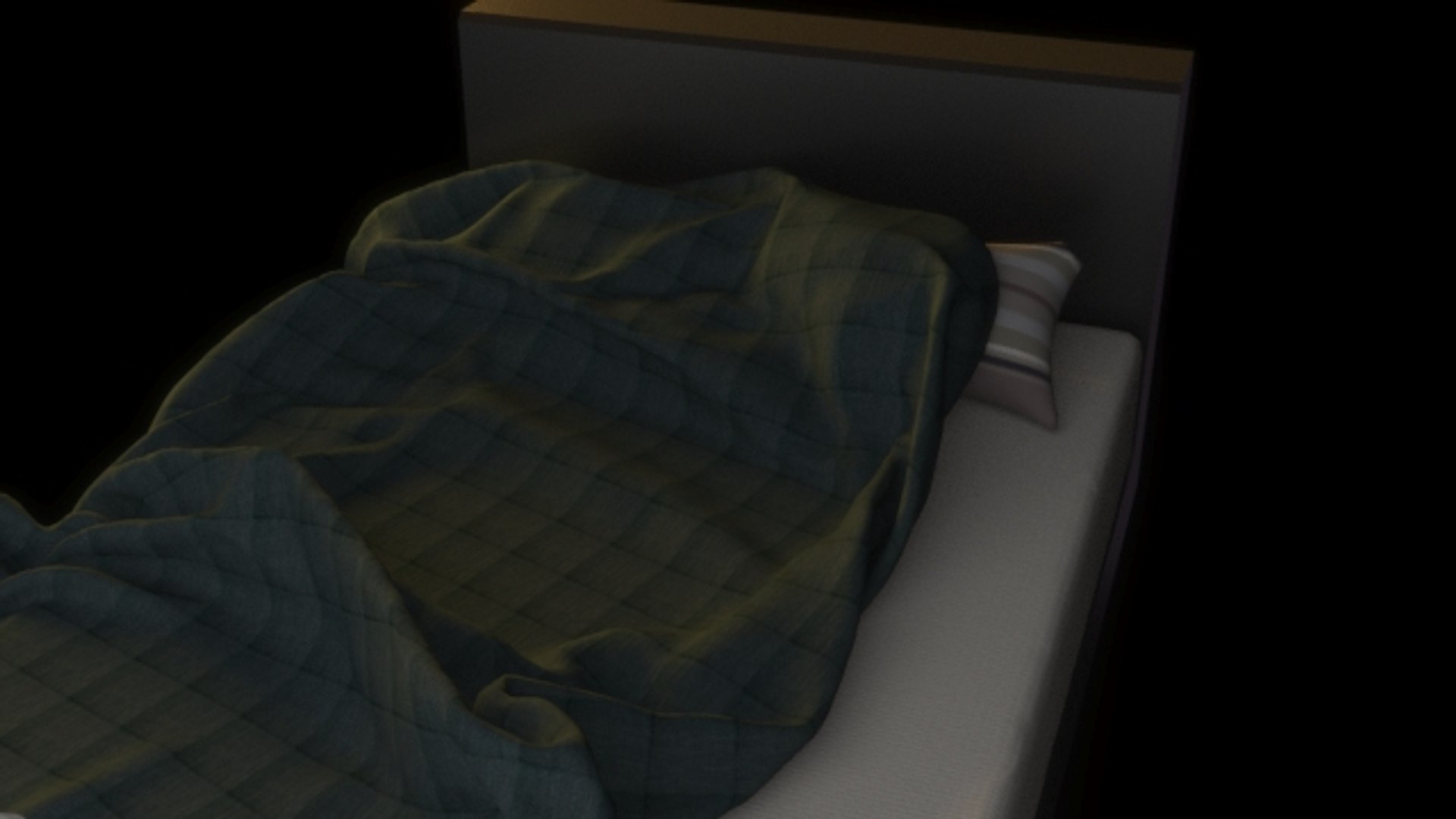 Messy Bed 3D Model - TurboSquid 1194905
