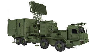 55Zh6ME Nebo M KU-RLK Radar 3D model