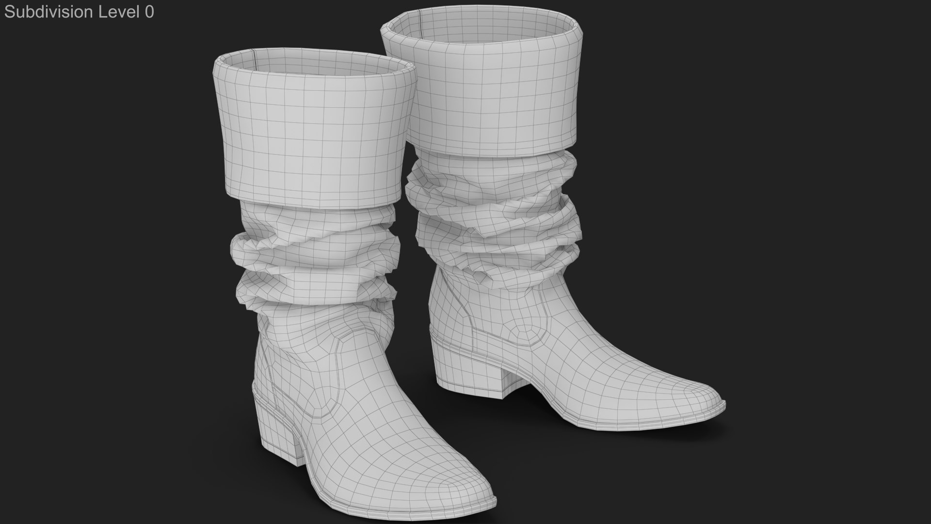 Leather Boots 3 3D model https://p.turbosquid.com/ts-thumb/uy/0zqbP9/IC/wireframe_00/jpg/1669746661/1920x1080/fit_q87/ab2d1e90ee56a1e420272bb808a6fe013461cff7/wireframe_00.jpg