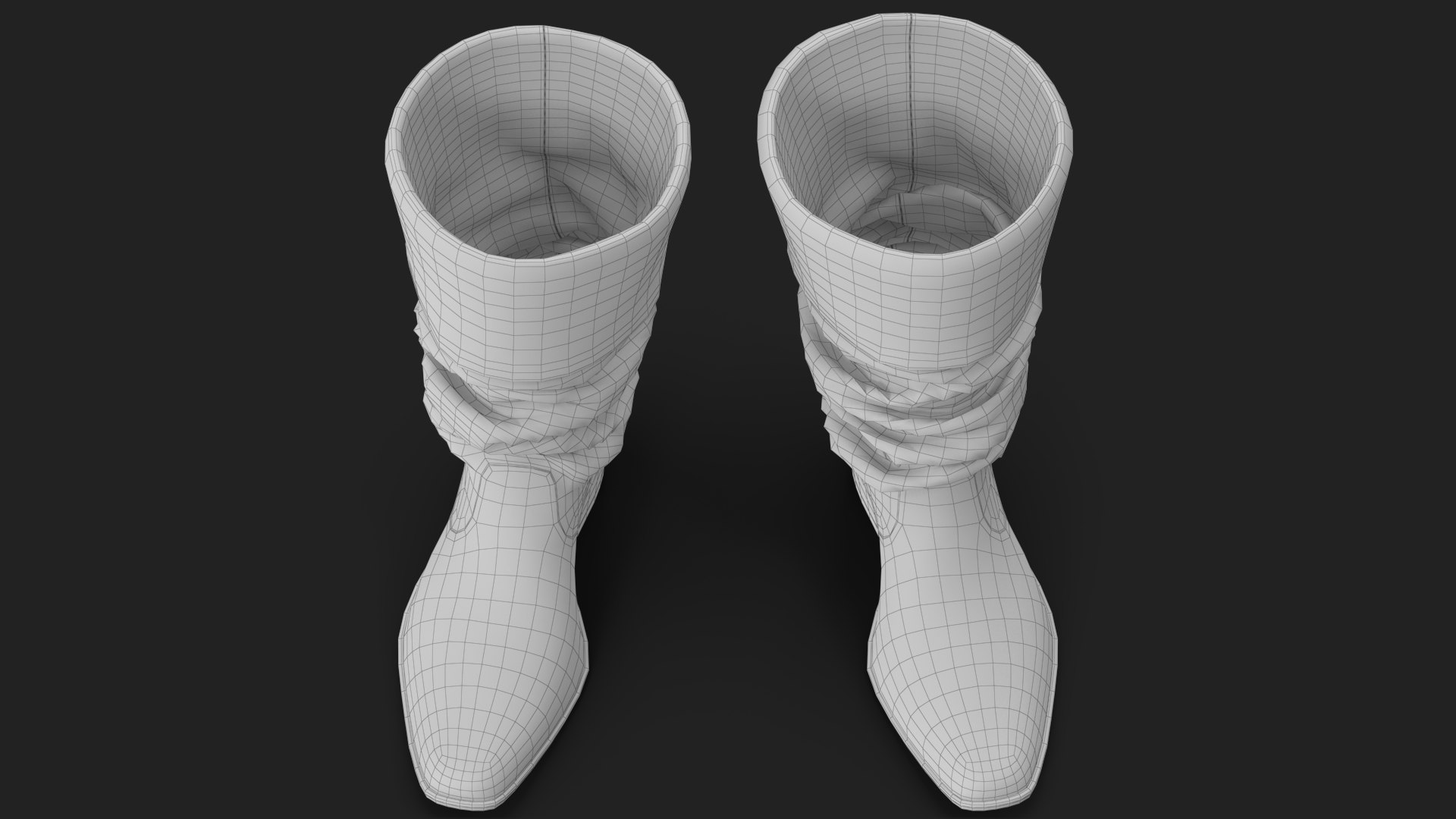 Leather Boots 3 3D model https://p.turbosquid.com/ts-thumb/uy/0zqbP9/d7/wireframe_15/jpg/1669746747/1920x1080/fit_q87/08b2aa4827b1ce80d41351187cbfc1743fbe12b4/wireframe_15.jpg