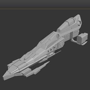 space vessel 3d model