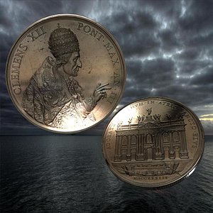 vatican medal 3D model