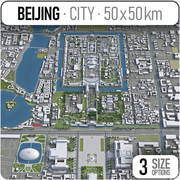 3D beijing surrounding - model