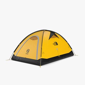 3D camping tent model