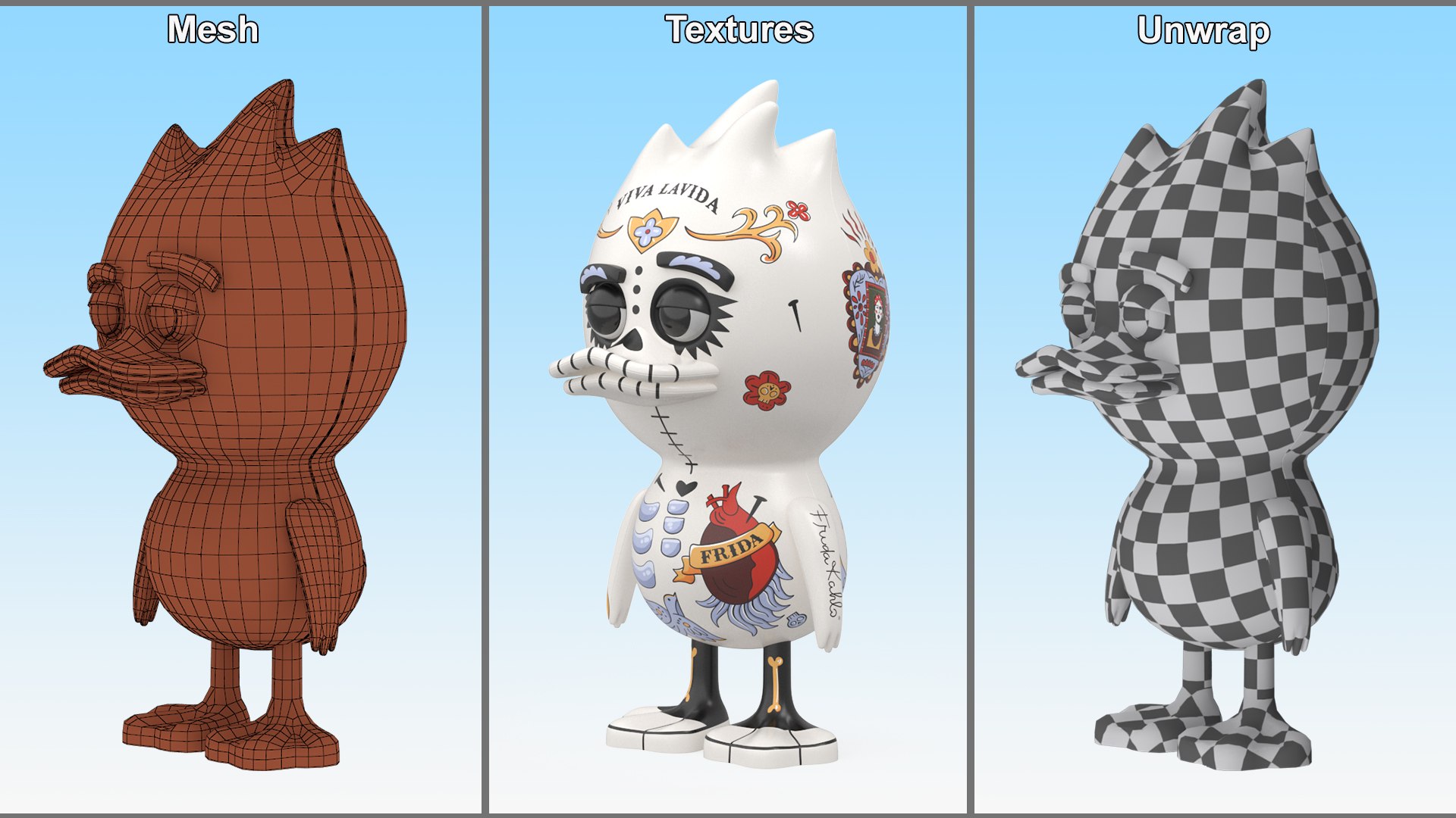 TUD Toy Frida Kahlo White 3D model https://p.turbosquid.com/ts-thumb/uy/BLAd0p/Fk/tudtoyfridakahlowhitevray3dmodel007/jpg/1726024005/1920x1080/fit_q87/00709785c1dea022a2b869da4cbba657513a8371/tudtoyfridakahlowhitevray3dmodel007.jpg